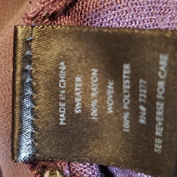 Simply Vera Vera Wang women's open front cardigan.  Size large. - Picture 4 of 10